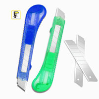 Dao Cắt Giấy Kính Thiên Văn Đầy Màu Sắc Dao Khóa Hộp 18Mm Dao Nhựa Trong Suốt