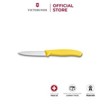 Dao cắt gọt rau củ VICTORINOX Paring Knives màu vàng 8cm 6.7606.L118 (lưỡi thẳng)