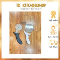 Dao cắt pizza bánh xe lăn tròn tiện dụng, dụng cụ dao căt bánh pizza, cắt trứng hai cỡ lựa chọn