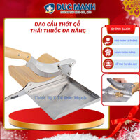 DAO CẦU THỚT GỖ THÁI THUỐC ĐA NĂNG ( Video Ảnh Thật), dao thái thuốc đông y