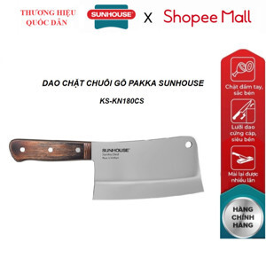 Dao chặt chuôi gỗ PAKKA SUNHOUSE KS-KN180CS
