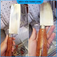 Dao chặt thịt gà bằng thép trắng cao cấp ❤️FREESHIP❤️ Dao chặt, thái, cắt lát chuyên dụng [Cực bén-Bảo hành rỉ]