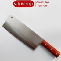 Dao Chặt Vilahome Đa Sỹ, Chặt Gà, Xương Chất Liệu Thép Không Gỉ Nguyên Khối, Cầm Chắc Tay Sắc Bén