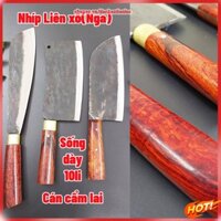 Dao chặt xương bò dày 10 li, dao chặt đa năng cán cẩm lai - Dụng cụ nhà bếp