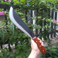 Dao chặt xương Dao đi rừng chặt cây hàng rèn thủ công chuẩn Nhíp