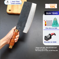 Dao Chặt Xương, Thịt, Gà, Vịt, Thái Băm Thịt Cán Gỗ Thép Nhíp OTO - Dao Đa Sỹ