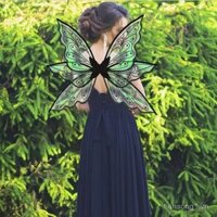 Đạo cụ cánh bướm cho người lớn, trang phục cosplay nhân vật anime, cánh trắng và màu sắc, cánh kiểu trò chơi tương tự Yao Shi