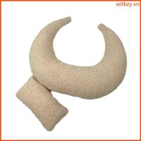 Đạo cụ chụp ảnh gối hình mặt trăng cho trẻ sơ sinh WIT để chụp ảnh chuyên nghiệp cho bé