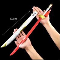 [Đạo cụ hóa trang] Katana Cosplay nhân vật trong One Piece roronoa zoro bằng kim loại dài 60cm