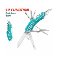 Dao đa năng Total THMFK0126 12 chức năng tiện lợi nhỏ gọn dễ bỏ túi, kích thước 9.5cm Dao gấp gọn