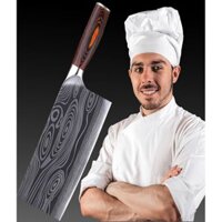 DAO - DAO BẾP NHẬT BẢN USUBA THÉP DAMASCUS MÃ D1DT117 nt