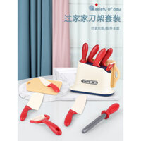 Dao đồ chơi trẻ em để cắt trái cây, dao cắt rau nhựa cho trẻ em, trò chơi giả vờ làm bếp, dao cắt trái cây vui nhộn