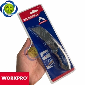 Dao gấp gọn tiện ích thay lưỡi nhanh Workpro W011010
