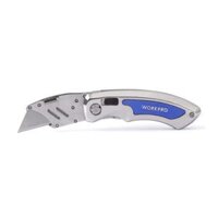 Dao gấp tiện ích có lưỡi cắt gấp gọn cán cầm bằng thép không gỉ Workpro WP011010