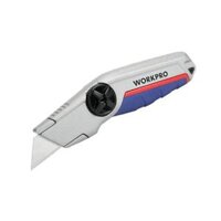 Dao gấp tiện ích có lưỡi cắt gấp gọn bằng nhôm mở nhanh Workpro WP011029
