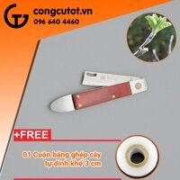 Dao ghép cành cây dạng gấp Sakagawa 1076 TẶNG 01 cuộn băng ghép cây