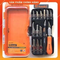 Dao Ghép Cây Đa Năng Asaki Japan Cao Cấp 14 chi tiết Full Box