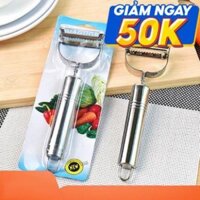 Dao Gọt Bào Vỏ Inox 4 Lưỡi Bào Sợi Rau Củ Quả Đa Năng