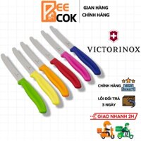 Dao gọt hoa quả Victorinox lưỡi răng cưa inox 11cm - Beecok