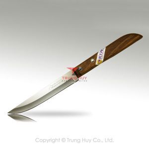 Dao gọt vỏ inox cán gỗ Kiwi 501