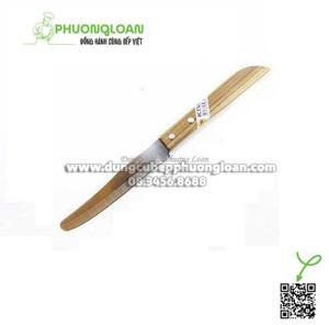 Dao gọt vỏ inox cán gỗ Kiwi 502