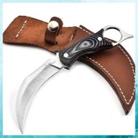 Dao karambit đi phượt có bao da cao cấp đi kèm tiện lợi