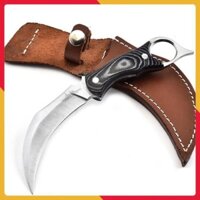 Dao karambit fox có bao da cao cấp gọt hoa quả tiện lợi