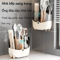 Dao Kéo Giá Đỡ Nhà Bếp Đũa Thùng Bộ Đồ Ăn Thìa Hộp Bảo Quản Thoát Nước Bằng Nhựa