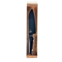 Dao làm bếp bằng thép không gỉ @BLACK Santoku Knife 165mm F-1355 - NHẬT BẢN