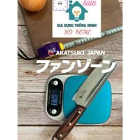 Dao làm bếp Nhật Bản AKATSUKI Hight-Carbon Cao cấp chất liệu thép Special Steel không gỉ thiết kế nguyên khối rất sắc