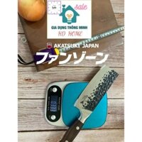 Dao làm bếp Nhật Bản AKATSUKI Hight-Carbon Cao cấp chất liệu thép Clad Steel không gỉ thiết kế nguyên khối rất sắc bén