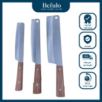 Dao Làm Bếp Nhật Bản Thép Không Gỉ - Thái Thịt, Cắt Hoa Quả, Cán Gỗ Hương, Siêu Sắc Bền