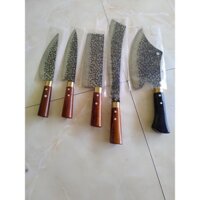 Dao làm bếp thép nhíp oto chăt xương , chăt cây cao cấp hàng rèn thủ công