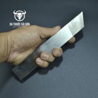 Dao Lạng Da Bò Bằng Thép Gió - Dụng Cụ Làm Da Cơ Bản - Da Thuộc Sài Gòn