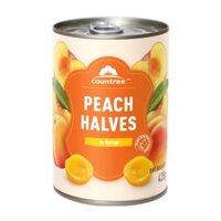 Đào Lát Ngâm Đường, Peach Slices in Syrup (425g) - COUNTREE