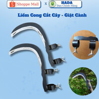 Dao liềm cong ngoặc cây giật cành chuyên cắt cành trên cao ngoặc cau ngoặc chuối