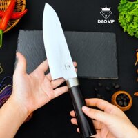 Dao lọc thái thép không rỉ cán gỗ LKM DAO VIP