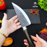 Dao lọc thịt nhíp xe sắc bén cán gỗ mun DAO VIP G10M
