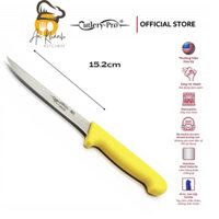 Dao Lóc Xương Cutlery-Pro Lưỡi Thẳng Cán Vàng 152Mm