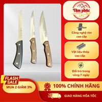 Dao Lóc Xương Thịt Chất Lượng – Thép Damascus, Lõi VG10, Cán Mun Đỏ, Bền Bỉ