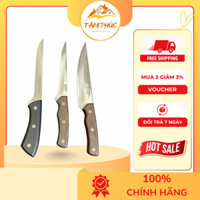 Dao Lóc Xương Thịt – Thép Damascus Nhiều Lớp, Lõi VG10, Cán Mun Đỏ Sang Trọng