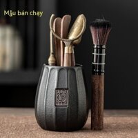 đạo Lục Quân Tử Set Kung Fu Trà Phụ kiện Daolon Công cụ pha Dao Clip Brush Đồ dùng bàn Bàn trà