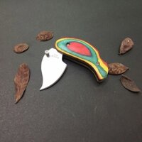 Dao Mini Gấp Gọn Alaskan Cán Gỗ