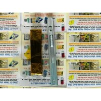 DAO MÓC CẮT CHỈ SỢI CÁN SẮT BẠC 1 cán dao 1 lốc lưỡi 25 lưỡi