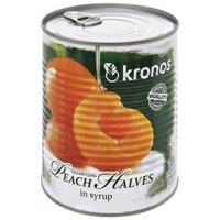 Đào ngâm đóng hộp kronos 820gr