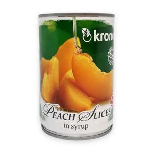 Đào ngâm đường Kronos hộp 410g