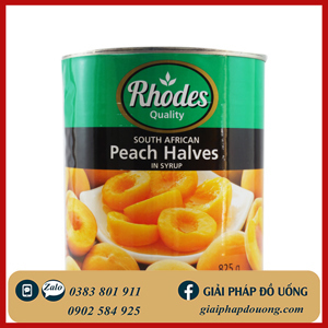 Đào ngâm đường Rhodes 825g