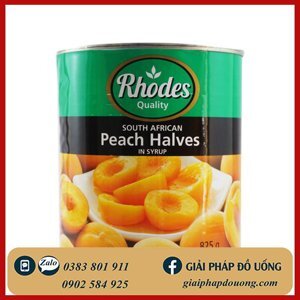 Đào ngâm đường Rhodes 825g