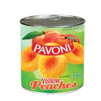 Đào ngâm Pavoni hộp 820g