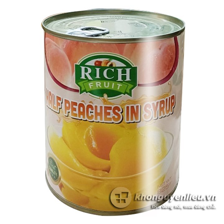 Đào ngâm Rich 820g